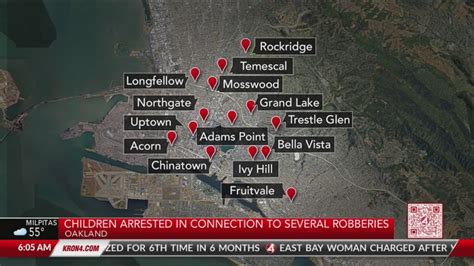 3 girls, 6 boys arrested in Oakland robbery crime spree